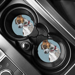 Drawing Jack Russell Terrier Print Car Coasters