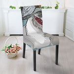 Drawing Jack Russell Terrier Print Dining Chair Slipcover