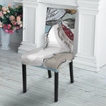 Drawing Jack Russell Terrier Print Dining Chair Slipcover