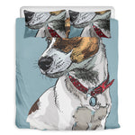 Drawing Jack Russell Terrier Print Duvet Cover Bedding Set