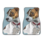 Drawing Jack Russell Terrier Print Front Car Floor Mats