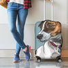 Drawing Jack Russell Terrier Print Luggage Cover