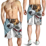 Drawing Jack Russell Terrier Print Men's Shorts