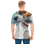 Drawing Jack Russell Terrier Print Men's T-Shirt