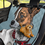 Drawing Jack Russell Terrier Print Pet Car Back Seat Cover