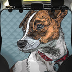 Drawing Jack Russell Terrier Print Pet Car Back Seat Cover