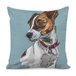 Drawing Jack Russell Terrier Print Pillow Cover