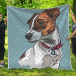 Drawing Jack Russell Terrier Print Quilt