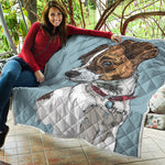 Drawing Jack Russell Terrier Print Quilt