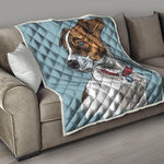 Drawing Jack Russell Terrier Print Quilt