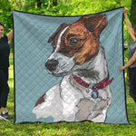 Drawing Jack Russell Terrier Print Quilt