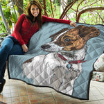Drawing Jack Russell Terrier Print Quilt
