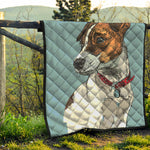 Drawing Jack Russell Terrier Print Quilt