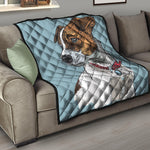Drawing Jack Russell Terrier Print Quilt