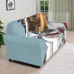 Drawing Jack Russell Terrier Print Sofa Cover