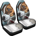 Drawing Jack Russell Terrier Print Universal Fit Car Seat Covers
