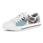 Drawing Jack Russell Terrier Print White Low Top Shoes