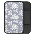 Drawing Orchid Pattern Print Car Center Console Cover