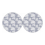 Drawing Orchid Pattern Print Car Coasters