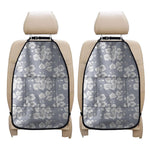 Drawing Orchid Pattern Print Car Seat Organizers