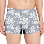 Drawing Orchid Pattern Print Men's Boxer Briefs