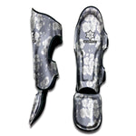 Drawing Orchid Pattern Print Muay Thai Shin Guard