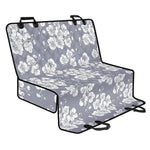 Drawing Orchid Pattern Print Pet Car Back Seat Cover