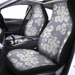 Drawing Orchid Pattern Print Universal Fit Car Seat Covers