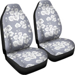 Drawing Orchid Pattern Print Universal Fit Car Seat Covers