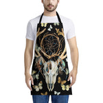 Dreamcatcher Deer Skull Print Apron