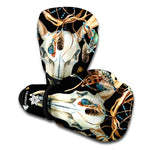 Dreamcatcher Deer Skull Print Boxing Gloves
