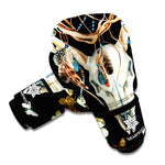 Dreamcatcher Deer Skull Print Boxing Gloves