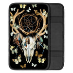 Dreamcatcher Deer Skull Print Car Center Console Cover