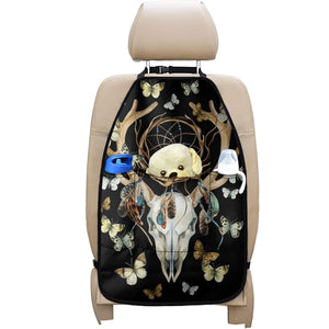 Dreamcatcher Deer Skull Print Car Seat Organizers