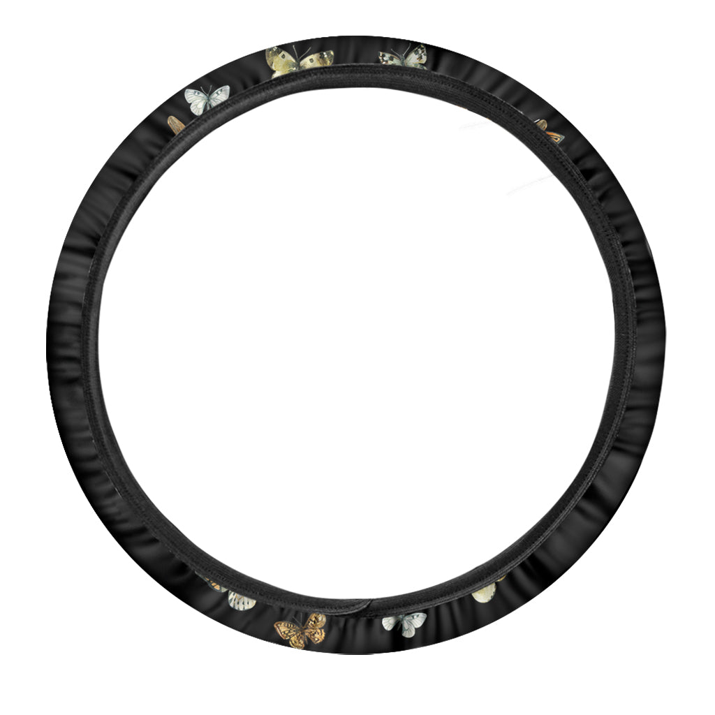 Dreamcatcher Deer Skull Print Car Steering Wheel Cover