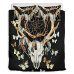 Dreamcatcher Deer Skull Print Duvet Cover Bedding Set