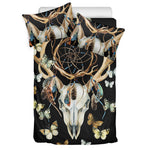 Dreamcatcher Deer Skull Print Duvet Cover Bedding Set