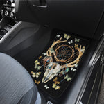Dreamcatcher Deer Skull Print Front and Back Car Floor Mats