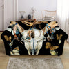 Dreamcatcher Deer Skull Print Loveseat Slipcover