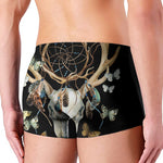 Dreamcatcher Deer Skull Print Men's Boxer Briefs