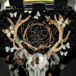 Dreamcatcher Deer Skull Print Pet Car Back Seat Cover