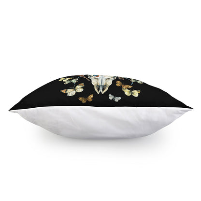 Dreamcatcher Deer Skull Print Pillow Cover