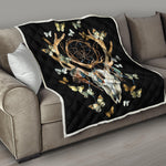 Dreamcatcher Deer Skull Print Quilt