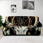 Dreamcatcher Deer Skull Print Sofa Cover