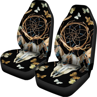 Dreamcatcher Deer Skull Print Universal Fit Car Seat Covers