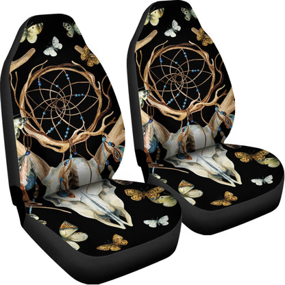 Dreamcatcher Deer Skull Print Universal Fit Car Seat Covers