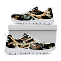 Dreamcatcher Deer Skull Print White Running Shoes