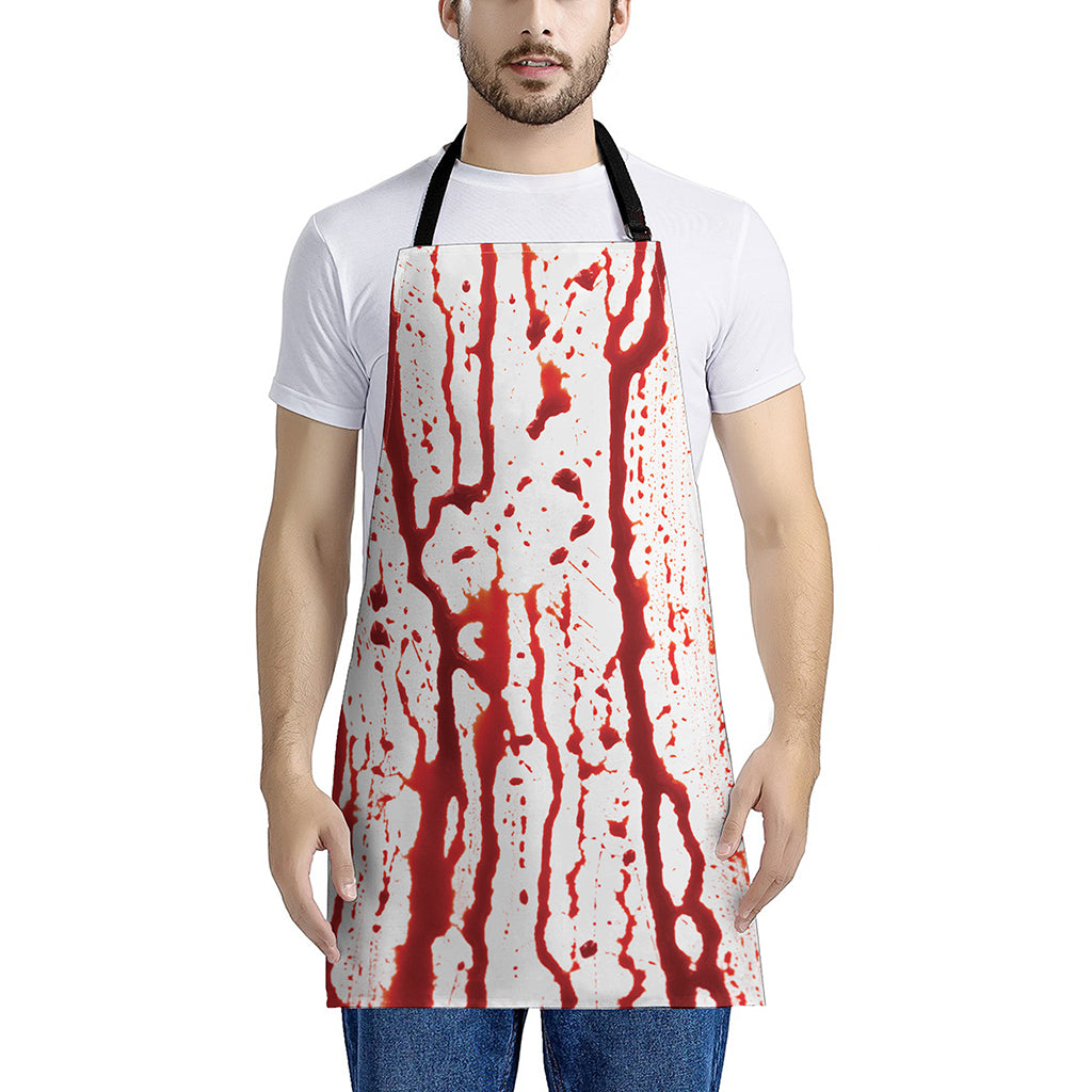 Dripping Blood Print Apron