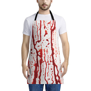 Dripping Blood Print Apron