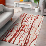 Dripping Blood Print Area Rug